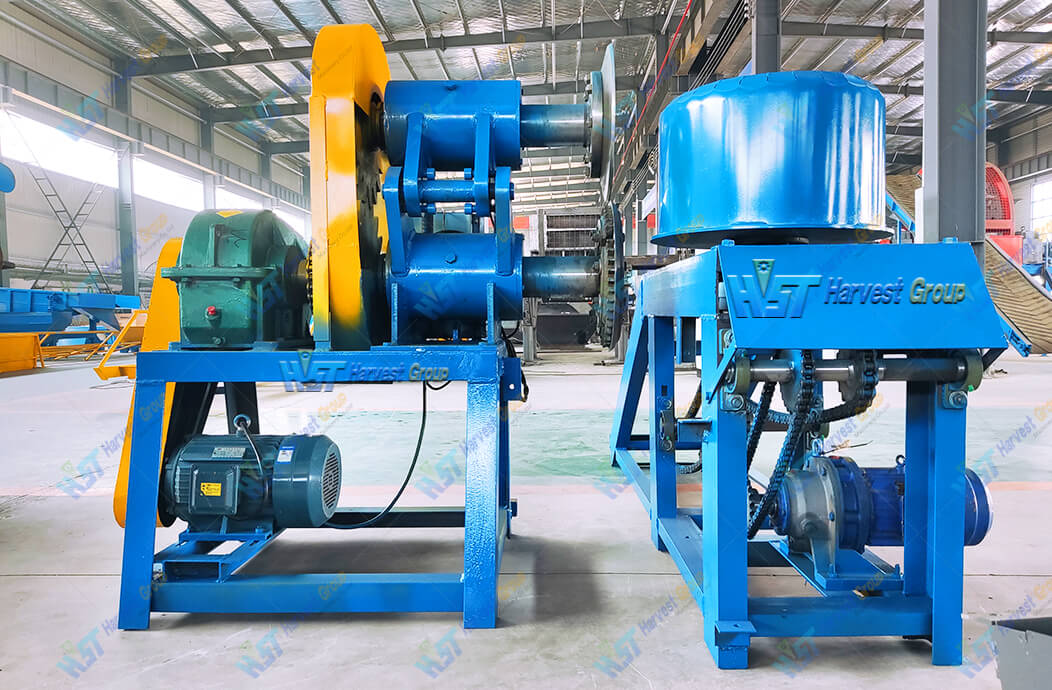 New tire cutting machine