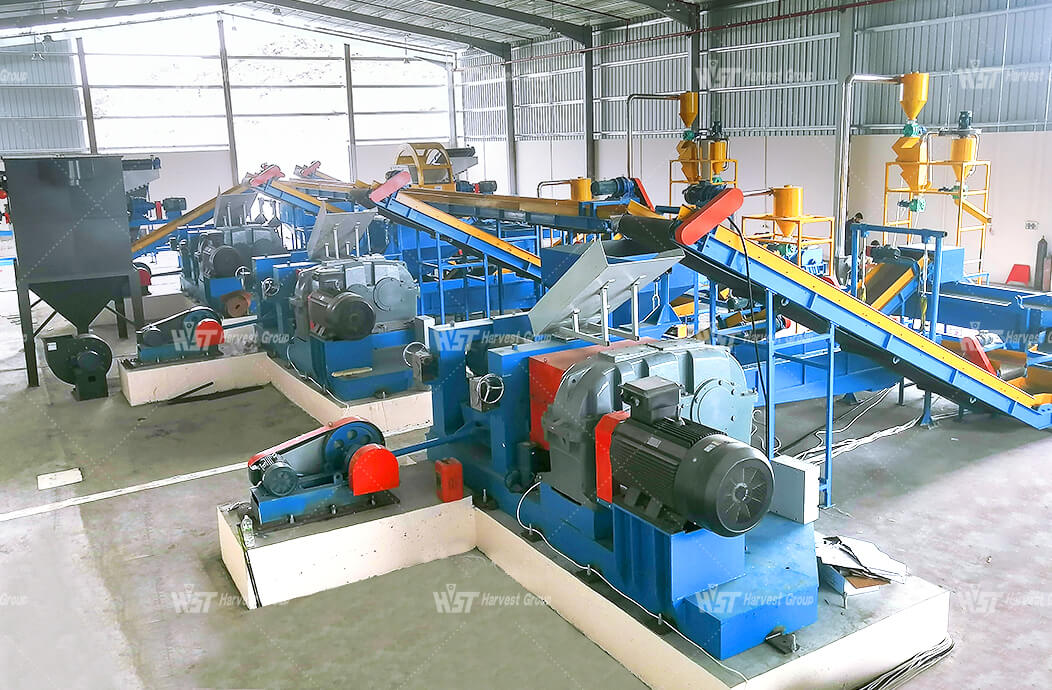 XKP tire recycling system