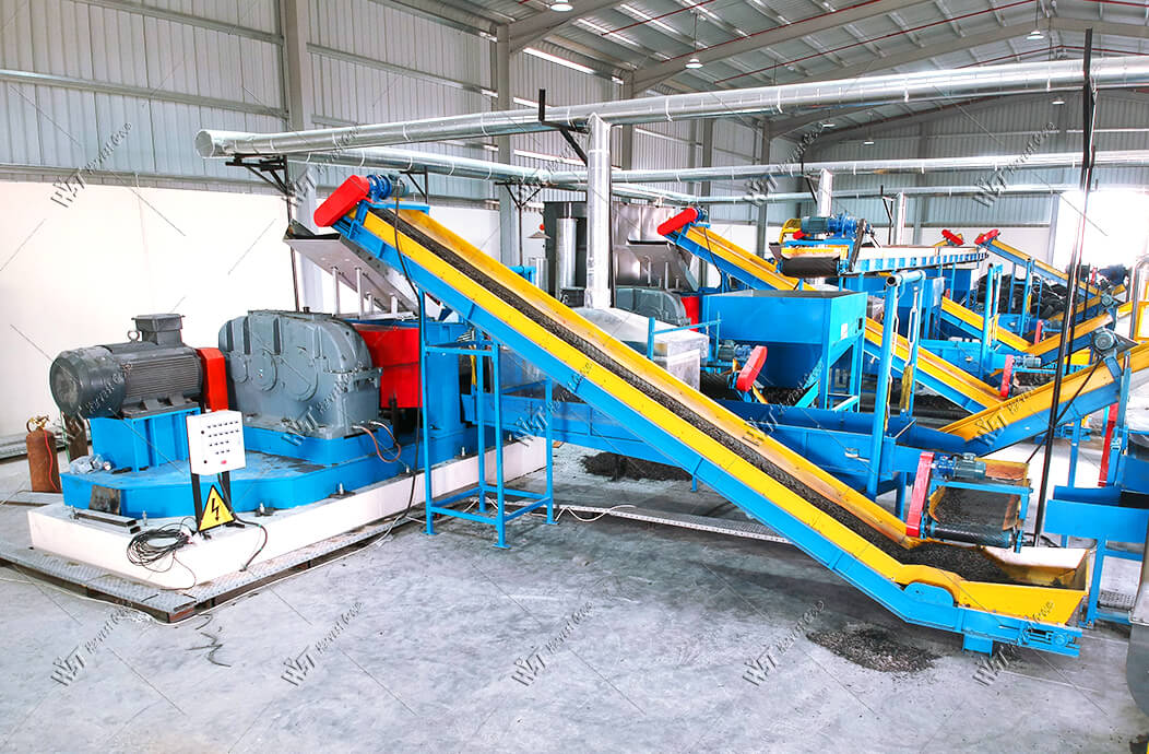 XKP tire recycling system