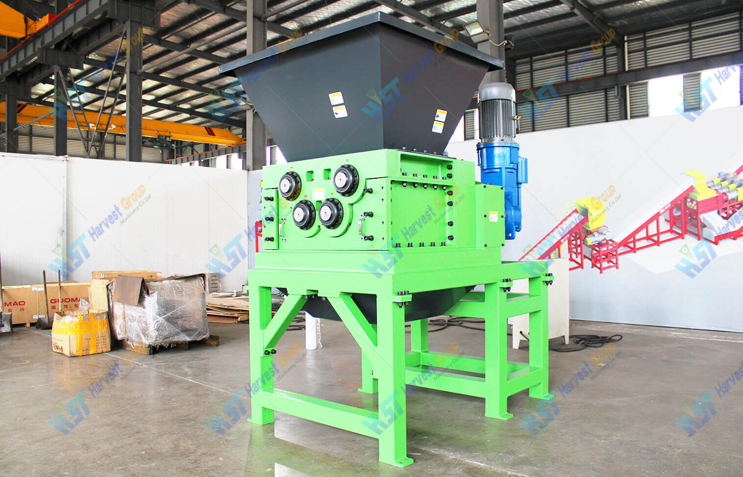 Four-Shaft Shredder