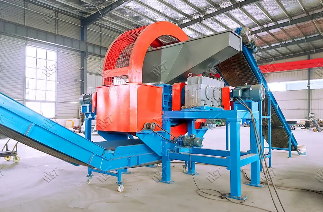 Waste Tire Shredder Machine