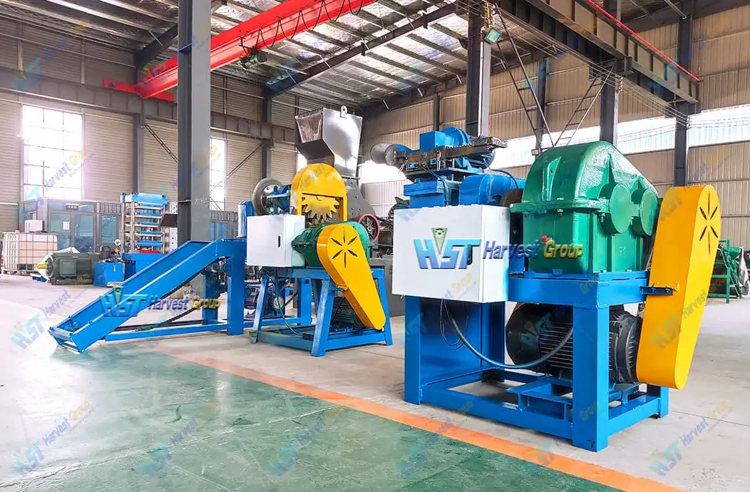 New tire cutting machine