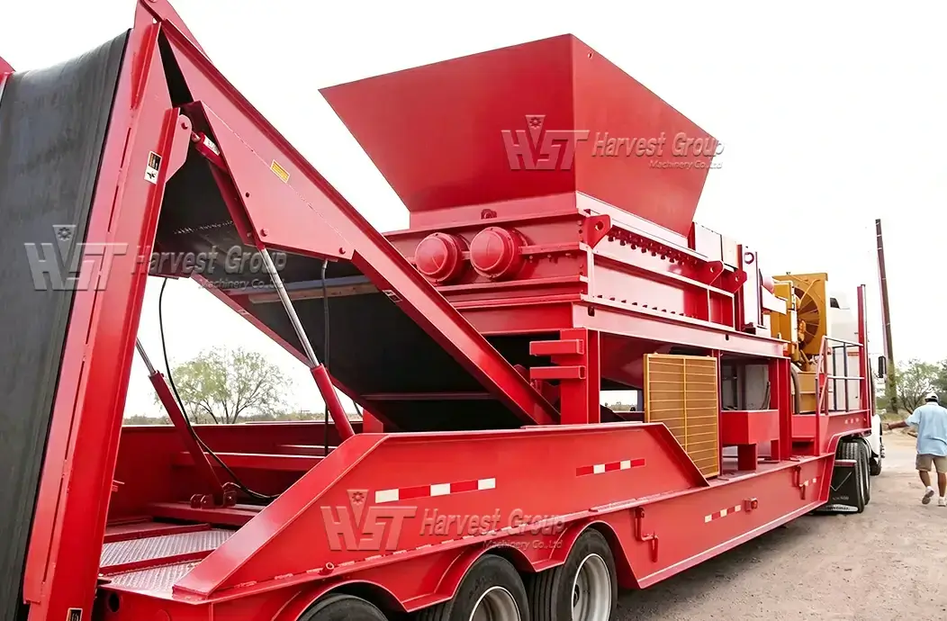 Mobile Tire Shredder