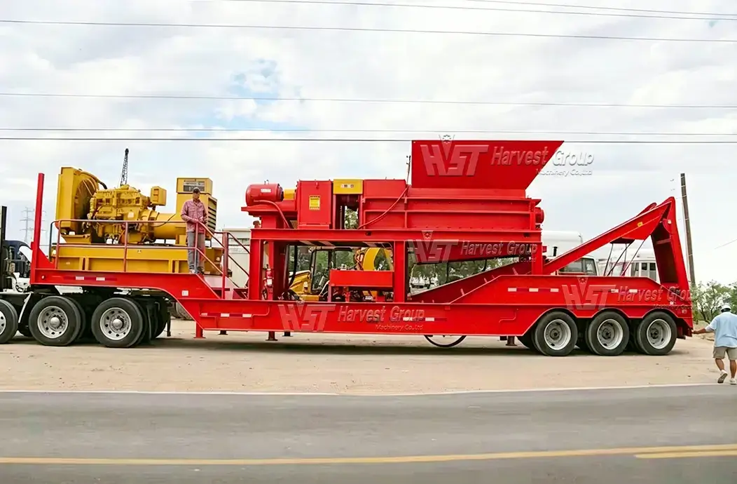 Mobile Tire Shredder