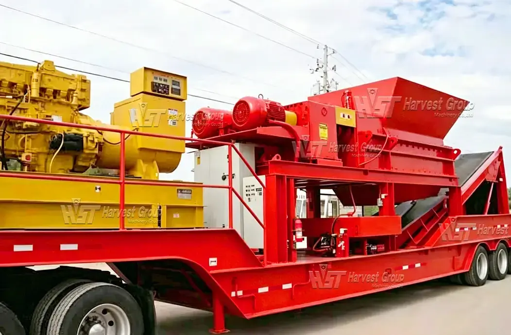 Mobile Tire Shredder