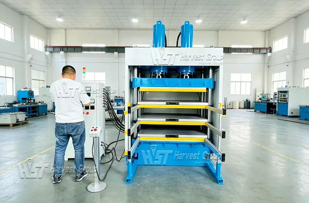 Rubber Tile Making Machine