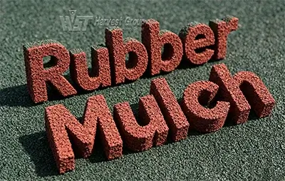 rubber mulch for landscaping with long lasting color