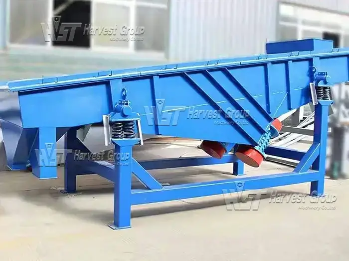 linear vibrating screen for rubber powder screening