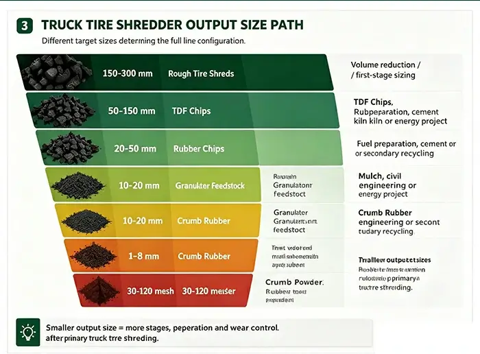 truck-tire-shredder-output-size-path