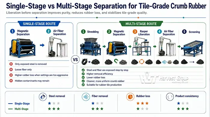 single-stage-vs-multi-stage-separation-for-tile-grade-crumb-rubber